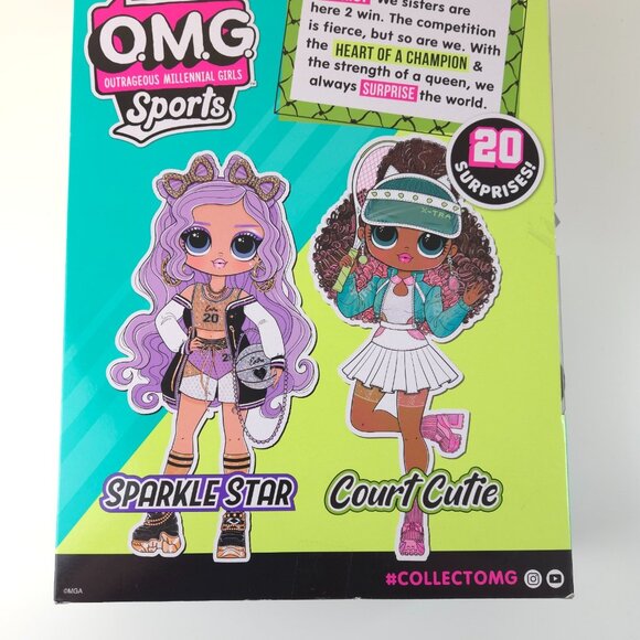 L.O.L. Surprise! OMG Sports Series Court Cutie Doll Multiple Fashion Accessories - Picture 7 of 13